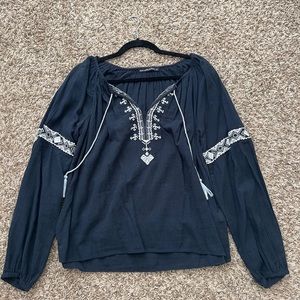 Abercrombie and Fitch navy blouse